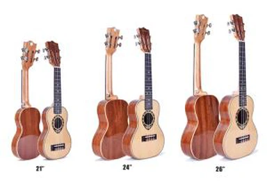 Ukulele populară pentru corp subțire